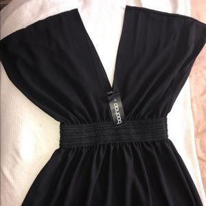 New! Boohoo Plus Beach Black  Maxi Dress